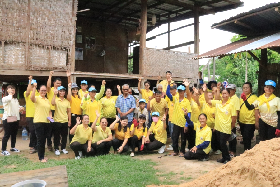 กิจกรรมปรับสภาพแวดล้อมและสิ่งอำนวยความสะดวกแก่ผู้พิการและผู้สูงอายุ ณ บ้านนางเกษร ศรีเสริม บ้านบุตร หมู่ที่ 4